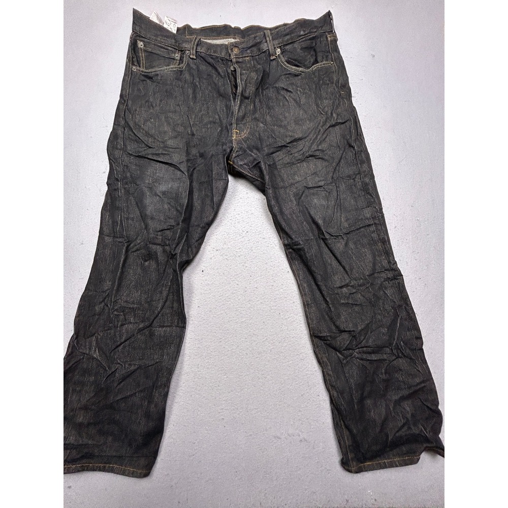 Levi's 501 Original Fit Cotton Denim Dark Wash W38 L30 Mens